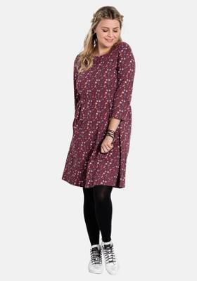 sheego Freizeitkleid mit floralem Alloverdruck Kleider