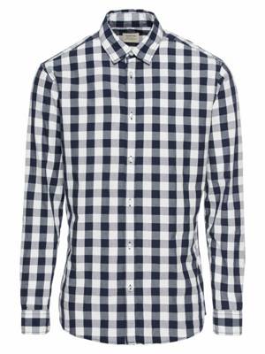 JACK & JONES hemd jjegingham shirt l/s Langarmhemden