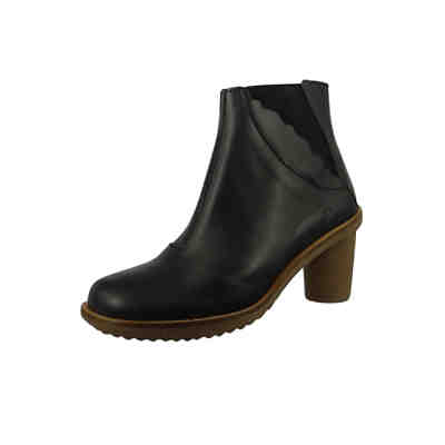 Damen Leder Stiefelette Trivia Black Schwarz N5161 Ankle Boots
