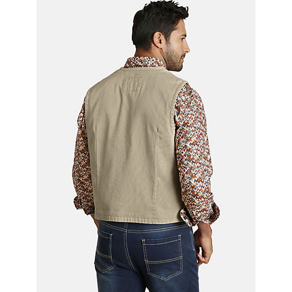 Bekleidung Jacken JAN VANDERSTORM Weste TORELL Westen beige Bekleidung Jacken JAN VANDERSTORM Weste TORELL Westen beige