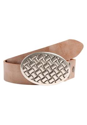 RETTUNGSRING by showroom 019° Echtledergürtel Gump mit austauschbarer Flecht-Schließe Gürtel