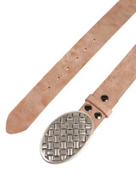 RETTUNGSRING by showroom 019° Echtledergürtel Gump mit austauschbarer Flecht-Schließe Gürtel 2