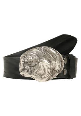 RETTUNGSRING by showroom 019° Echtledergürtel Masterlux mit austauschbarer Austernmuschel-Schließe Gürtel