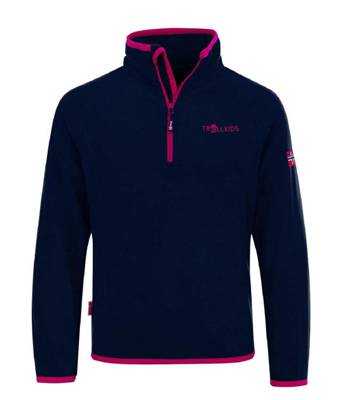 TROLLKIDS Fleece-Pullover Nordland Fleecejacken dunkelblau