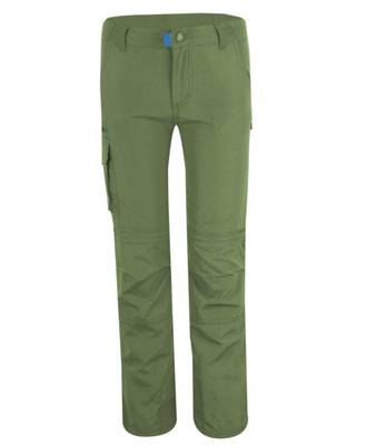 TROLLKIDS Zip-Off Hose Slim Fit Oppland Outdoorhosen olive