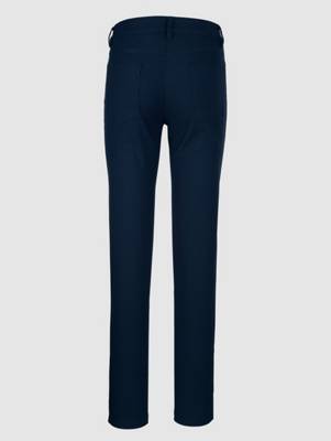 Hose Knopf,Reißverschluss uni Slim Fit Baumwolle Stoffhosen