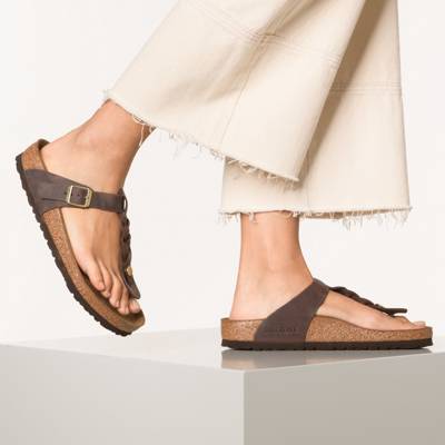 Gizeh Fettleder Weit Zehentrenner 2