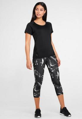 LASCANA ACTIVE active by LASCANA Capri-Leggings mit breitem Bund Sportleggings 2