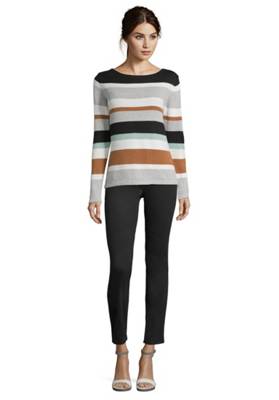 Betty Barclay Grobstrick-Pullover mit Streifen Pullover
