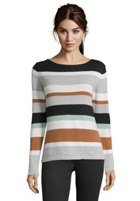 Betty Barclay Grobstrick-Pullover mit Streifen Pullover 2