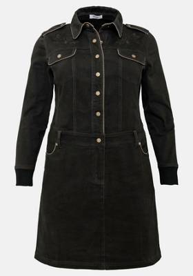 sheego Jeanskleid im Utility-Look Jeanskleider