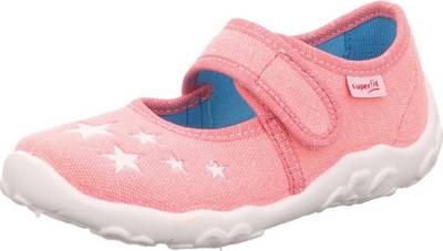 Hausschuhe BONNY für Mädchen, WMS-Weite M4, leuchtet im Dunkeln