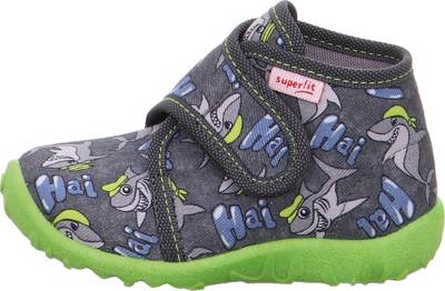 Baby Hausschuhe SPOTTY für Jungen, WMS-Weite M3 2