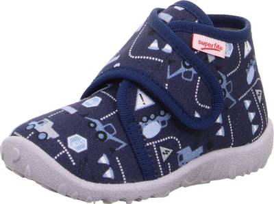 Baby Hausschuhe SPOTTY für Jungen, WMS-Weite M3