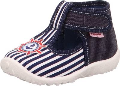 Baby Hausschuhe SPOTTY für Jungen, WMS-Weite M3