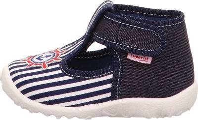 Baby Hausschuhe SPOTTY für Jungen, WMS-Weite M3 2