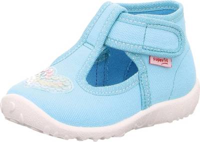 Baby Hausschuhe SPOTTY für Mädchen, WMS-Weite M3