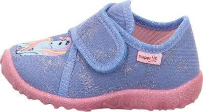 Baby Hausschuhe SPOTTY für Mädchen, WMS-Weite M3 2
