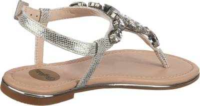 BUFFALO Jennifer Riemchensandalen silber