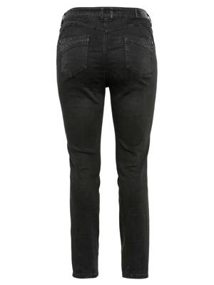 sheego Jeans mit stylishen Applikationen Jeanshosen 2