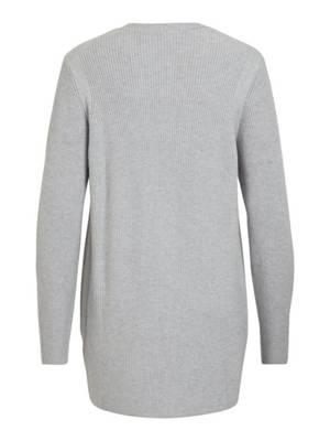 Vila Strick-Cardigan Rippdesign Strickjacken 2