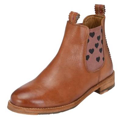 CHELSEA BOOT JULIA mit schwarzen Herzchen Chelsea Boots