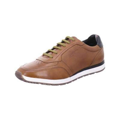 Schnürschuhe mittel-braun