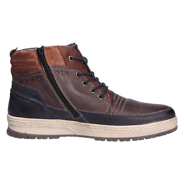 Schuhe Schnürstiefel bugatti Stiefel blau Schuhe Schnürstiefel bugatti Stiefel blau