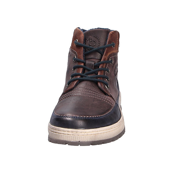 Schuhe Schnürstiefel bugatti Stiefel blau Schuhe Schnürstiefel bugatti Stiefel blau