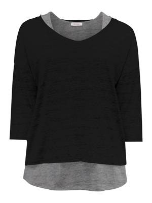 sheego Set mit Shirt und Top im lässigen Schnitt T-Shirts