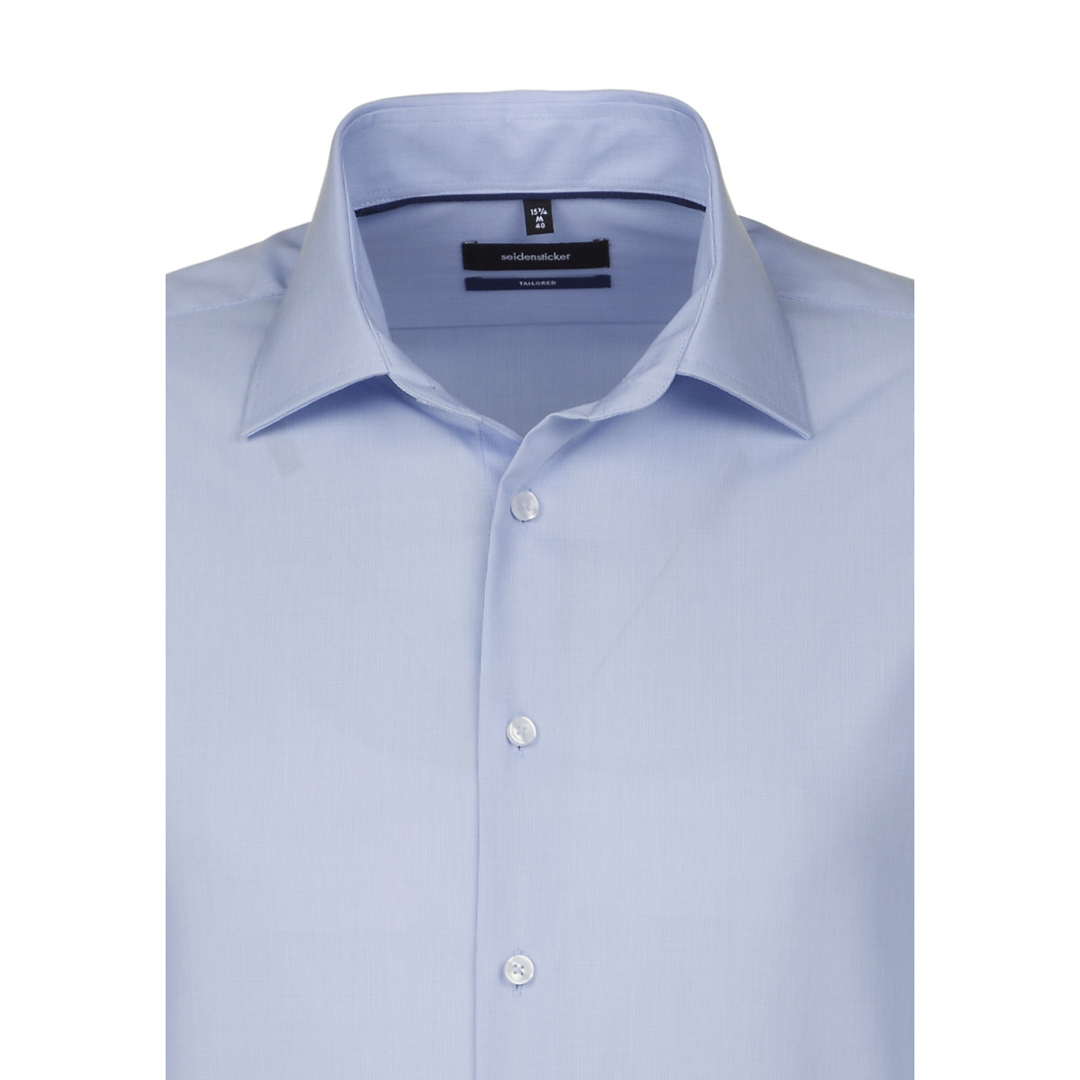seidensticker Business Hemd Shaped Langarm Kentkragen Uni Langarmhemden blau GV10523