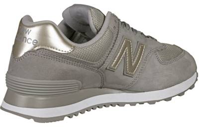 new balance wl574 w schuhe grau