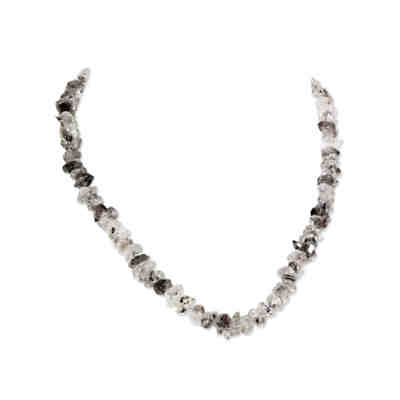 Adelia´s Schmuck Bergkristall Halskette 925 Silber 43 cm Halsketten