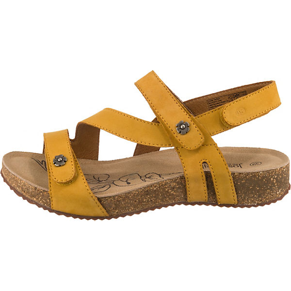 Schuhe Komfort-Sandalen Josef Seibel Tonga 53 Komfort-Sandalen gelb