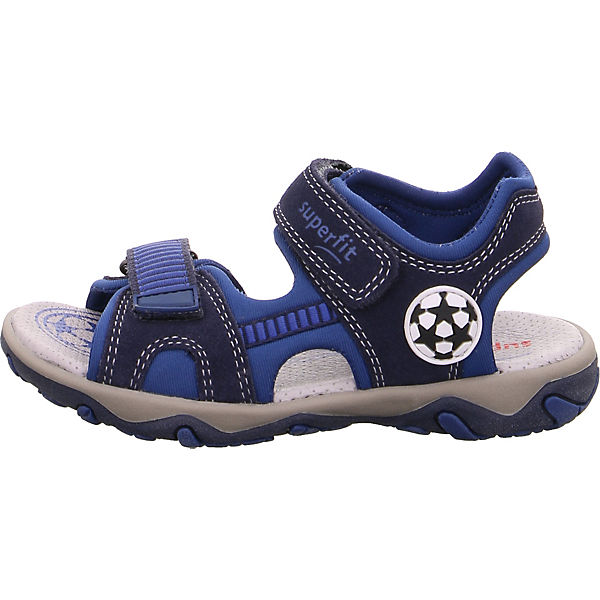 Schuhe Klassische Sandalen superfit Sandalen MIKE 3.0 WMS Weite M4 für Jungen Fußball blau