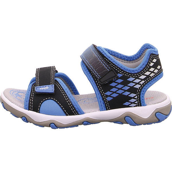 Schuhe Klassische Sandalen superfit Sandalen MIKE 3.0 WMS Weite M4 für Jungen schwarz/blau
