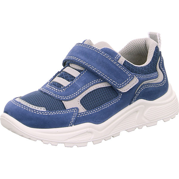 Schuhe Klassische Halbschuhe superfit Sneakers Low BLIZZARD für Mädchen Weite M4 blau/weiß