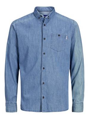 Jack & Jones Jeanshemd Button-down Langarmhemden
