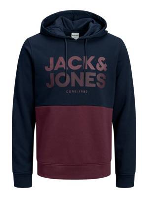 Jack & Jones Hoodie Colourblocking Logo Pullover