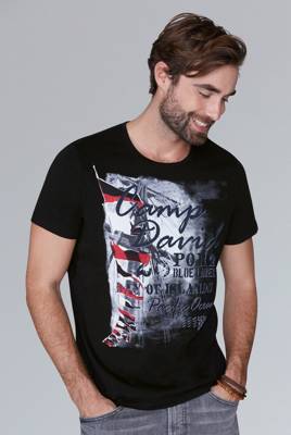 CAMP DAVID T-Shirt mit maritimen Photoprint T-Shirts