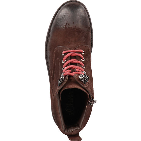Schuhe Schnürstiefeletten s.Oliver Stiefelette Schnürstiefeletten braun Schuhe Schnürstiefeletten s.Oliver Stiefelette Schnürstiefeletten braun