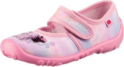 Playshoes Hausschuh Stickerei Elefant Klettverschluss