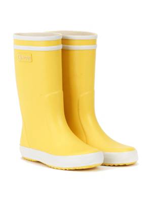 AIGLE Regenstiefel Lolly-Pop jaune/blanc Gummistiefel 2