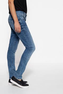 Way of Glory WAY OF GLORY Damen Jeans mit Waschungen Jeanshosen 2
