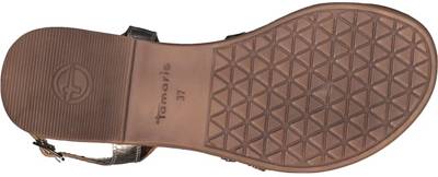 tamaris riemchensandalen silber