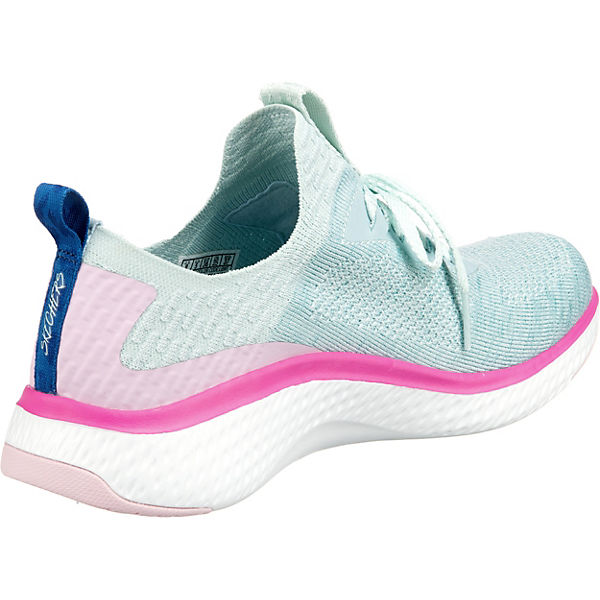Schuhe Sneakers Low SKECHERS Solar Fuse Slip-On-Sneaker hellblau