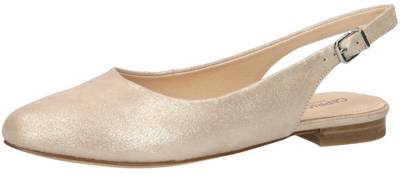 CAPRICE Sling-Ballerinas gold