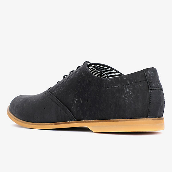 Schuhe Schnürschuhe SORBAS Halbschuhe ’74 Kork Oxford Schnürschuhe schwarz