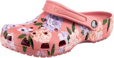 women's floral crocs