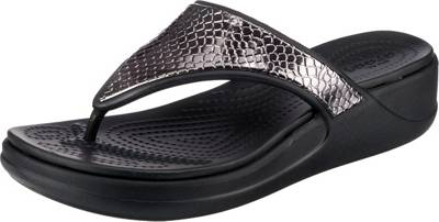 Crocs Monterey Metllc Wdg Fp W Zehentrenner